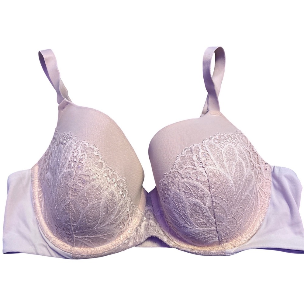 Auden The Icon Blush Pink Lace Convertible Full Coverage Bra Full Figure 38D